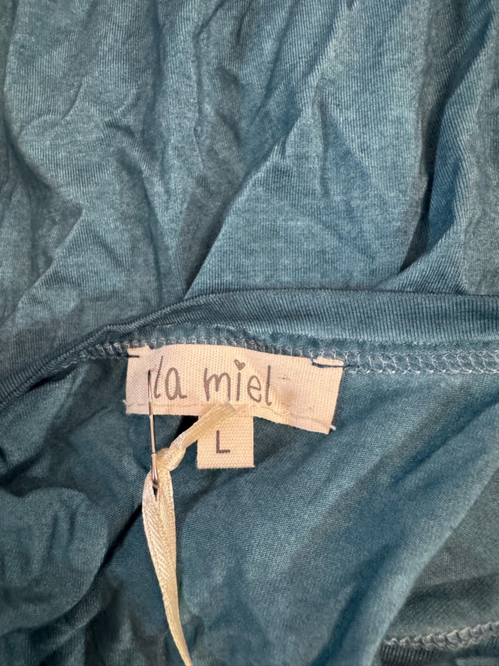 LA MIEL Teal High-Low Maxi Dress - Picture 5 of 5